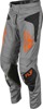 Fly Racing Kinetic Sym Pants Grey/Orange/Black Size 30 - Durable offroad pants, Grey/Orange/Black, Size 30