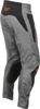 Fly Racing Kinetic Sym Pants Grey/Orange/Black Size 30 - Durable offroad pants, Grey/Orange/Black, Size 30