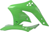 Radiator Shrouds - Green - For 06-08 Kawasaki KX250F Radiator Shrouds - Green - For 06-08 Kawasaki KX250F