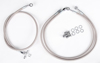 Front Brakeline Kit +2" Silver - For 06-07 Polaris Outlaw 500 Front Brakeline Kit +2" Silver - For 06-07 Polaris Outlaw 500
