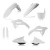 Acerbis Full Plastic Kit White/Black For Honda CRF250R 22+ CRF450R 21-24