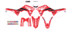 2019 Geico Honda Complete Graphics Kit White - For 2019 CRF450R 2019 Geico Honda Complete Graphics Kit White - For 2019 CRF450R