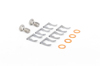 Goodridge G-STOP SS Braided Brake Line Kit Fits 96-00 Honda Civic LX/EX