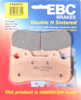 EBC FA455HH Double-H Sintered Brake Pads - High friction HH sintered brake pads by EBC