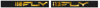 Fly Racing Zone Snow Goggle Black/Gold with Gold Mirror/Yellow Lens - Snow goggle with gold mirror/yellow lens