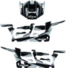 RZR Complete Graphic Kit Silver/Black - For 14-17 Polaris RZR XP RZR Complete Graphic Kit Silver/Black - For 14-17 Polaris RZR XP