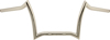 Z-Bar Handlebar 1" Knurl 33"W 9" Rise Chrome Z-Bar Handlebar 1" Knurl 33"W 9" Rise Chrome