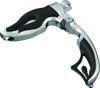 Kuryakyn Flamin Switchblade Footpegs Chrome with Male Mount Adapter