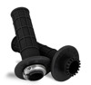 Motorcycle Grips Clamp On Full Waffle Black Motorcycle Grips Clamp On Full Waffle Black