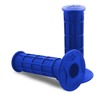 Motorcycle Grips Full Waffle Blue