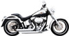 Declaration Turn-Out Chrome Full Exhaust - For 18-21 HD Softail