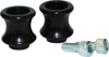 Swingarm Slider Spools Black 8MM - For 75-19 Honda Kawasaki Suzuki