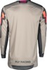 Fly Racing Lite Vice Jersey Light Grey/Pink/Coral 2X-Large - Offroad jersey, 2X-Large, Light Grey/Pink/Coral