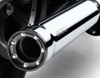 3" RPT Chrome Slip On Dual Exhaust - 00-06 HD Softail