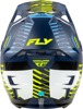 Fly Racing Formula CP Slice Helmet Navy/Hi-Vis/White XS - ECE/DOT approved lightweight helmet