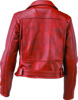 Original Kuryakyn Arabian Spice Leather Jacket Red Womens XL - Womens XL red leather jacket by Kuryakyn