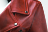 Original Kuryakyn Arabian Spice Leather Jacket Red Womens XL - Womens XL red leather jacket by Kuryakyn