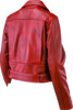Original Kuryakyn Arabian Spice Leather Jacket Red Womens XL - Womens XL red leather jacket by Kuryakyn