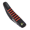 Seat Cover Black w/Red Ribs - For 13-17 Honda CRF Seat Cover Black w/Red Ribs - For 13-17 Honda CRF