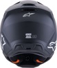 Alpinestars SM3 Solid Helmet Matte Black Small - Matte black SM3 helmet, size small