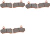 Complete Pad Set - V Series Brake Pads - Replaces H-D # 41854-08, 42897-08, 42897-06 & 42850-06