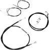 Black Cable and Line Kit +2" Bar - For 14-17 Yamaha Bolt Black Cable and Line Kit +2" Bar - For 14-17 Yamaha Bolt