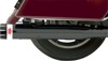 Quick Change 4" Black Dual Slip On Exhaust - Quick Change Slip On Exhaust