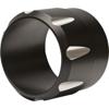 Bassani Black Contrast Fluted Billet End Cap For 3" Straightcut Mufflers Bassani Black Contrast Fluted Billet End Cap For 3" Straightcut Mufflers