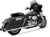 4" Chrome Megaphone Blk End Dual Slip On Exhaust Per 4" Chrome Megaphone Blk End Dual Slip On Exhaust Per