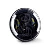 Letric Lighting 7" LED Deluxe Headlight w/ Turn Signals - Black