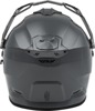 Fly Racing Trekker Solid Helmet Grey Small - Dual sport full-face helmet, Grey, Small