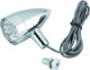 Bikers Choice Chrome Mini Turn Signal Amber Universal - Mini turn signal, amber lens, universal fit
