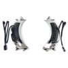 Letric Lighting Fairing Vent Switchback Turn Signals Chrome