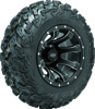 QuadBoss QBT447 Utility Tire 24x8-12 6Ply - 6-ply tire for loose/intermediate terrain