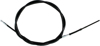 Motion Pro Rear Hand Brake Cable Black Vinyl