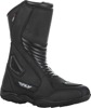 Fly Racing Milepost Boots Black Size 12 - Street riding boots Black US 12