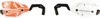 Fire Power 1 1/8 in Closed Handguard White - Closed wrap-around handguards in white