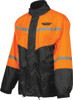 Fly Racing 2-Piece Rain Suit Black/Orange Large - Waterproof 2-piece suit for rain protection