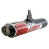 Big Gun EVO U Slip-On Exhaust Black Fits 04-07 Honda Rancher 400 4x4