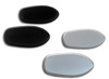 BMW S100RR Black Mirror Covers
