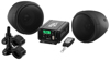 Black 600 Watt Motorcycle ATV Sound System with Bluetooth Streaming FM Tuner