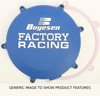Factory Racing Clutch Cover Blue - For 10-18 WR450F YZ450F/FX