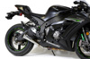 Brock's Alien Head 2 Polished 3/4 Slip-On Exhaust Silver Fits Kawasaki ZX10R