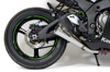 Brock's Alien Head 2 Polished 3/4 Slip-On Exhaust Silver Fits Kawasaki ZX10R
