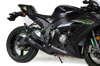 Brock's Alien Head 2 Black Slip-On Exhaust Fits 16-20 Kawasaki ZX10R