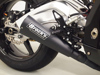 14" Alien Head 2 Black Full Exhaust - 10-14 BMW S1000RR