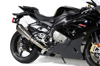 Brock's CT Single Titanium Full Exhaust Silver Fits 15-18 BMW S1000R S1000RR