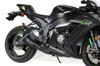 Brock's Alien Head 2 Black Full Exhaust Fits Kawasaki ZX10R