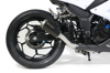 Brock's VZ9 Veloce Electro-Black Full Exhaust Fits 13-17 Kawasaki Ninja 300