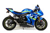 Brock's Predator Electro-Black Full Exhaust Stainless Fits Suzuki GSXR1000